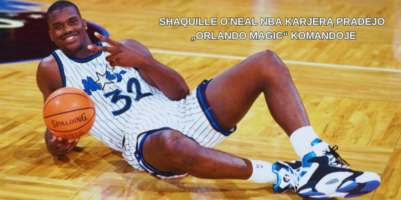 Shaquille-ONeal-NBA-karjera-pradejo-Orlando-Magic-komandoje